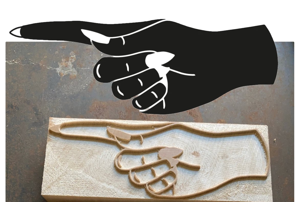 The Femicule, or feminine manicule